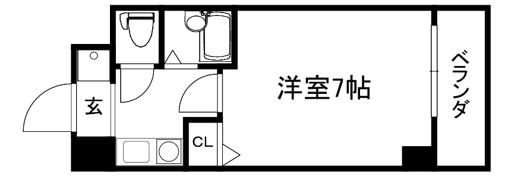 ユニバーシティ丸光の間取り画像