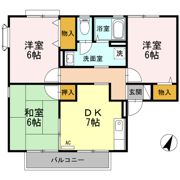 トゥインクル塔乃本 B棟の間取り画像