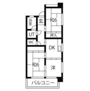 コーポ香流橋の間取り画像