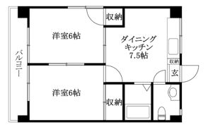 パストラルハイツの間取り画像