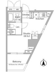 コンフォリア文京春日の間取り画像