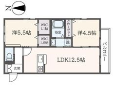 リヴェール宮前の間取り画像