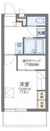 レオパレスおおまちの間取り画像
