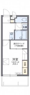 レオパレスチャムサランの間取り画像