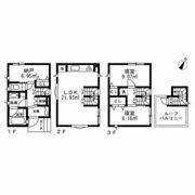 横浜市西区浜松町戸建の間取り画像