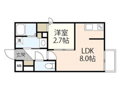 月光南観音四番館の間取り画像