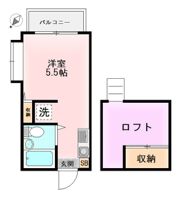 アビタシオン東伏見Aの間取り画像