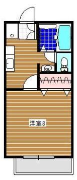 ビラ桂の間取り画像