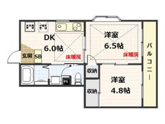 メゾン向陽の間取り画像