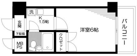 日神パレステージ新宿御苑の間取り画像