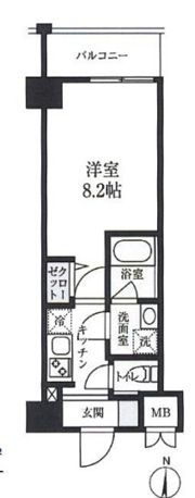 S-RESIDENCE押上パークサイドの間取り画像