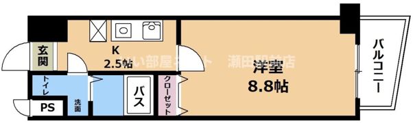 ソレイユ豊Part-1の間取り画像