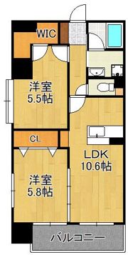 WIN黒崎の間取り画像