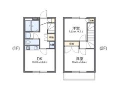 レオパレスサナロAの間取り画像