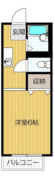 シティーハイツ天神の間取り画像