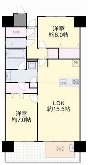 ロイヤルガーデンシティ桑田町の間取り画像