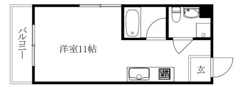 オックスフォードサーカス松山市駅1の間取り画像