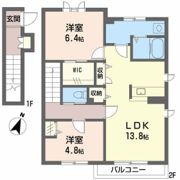 ジャルダン幸の間取り画像