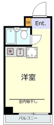 ライオンズマンション関内第弐の間取り画像
