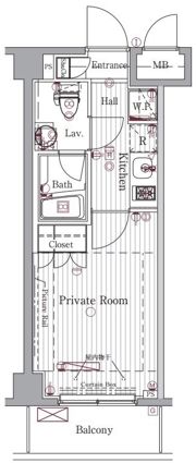 NISHI IKEBUKURO RESIDENCEの間取り画像