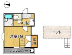 レオパレス熊西の間取り画像