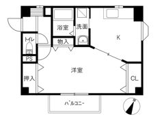 エンジェルコーストの間取り画像