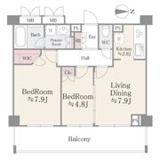 フォリアージュ青葉台の間取り画像