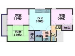 サンリッチオカミヘラの間取り画像