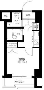 ルーブル白金高輪の間取り画像