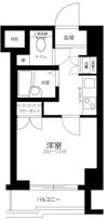ルーブル白金高輪の間取り画像