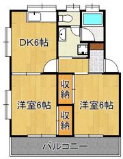 ヒルサイドアヴェニュの間取り画像