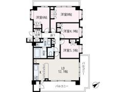 グローリオ志木柏町の間取り画像