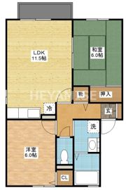 サンライズヒル福田 B棟の間取り画像