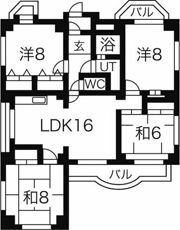 ハートイン戸田町の間取り画像