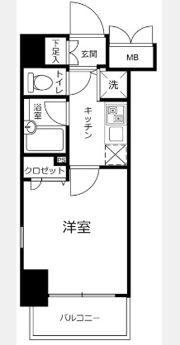 スパシエアランシア亀戸の間取り画像