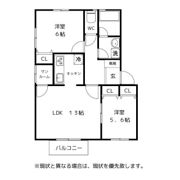 T-スクエア CDの間取り画像
