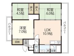 ビラクレストの間取り画像