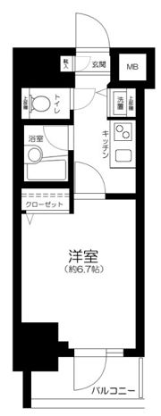 ガーラ・グランディ川崎の間取り画像