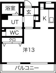 向陽町レジデンスの間取り画像