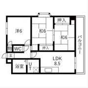 高尾ヴィラの間取り画像