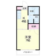 キュービックハイツの間取り画像