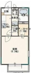 メゾンHANAMARU A棟の間取り画像