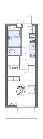 レオパレスTN弐番館の間取り画像