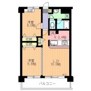 メルヴェーユ調布の間取り画像
