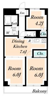 エルドシック浦安の間取り画像