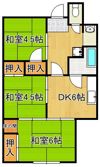 大蔵2丁目貸家の間取り画像
