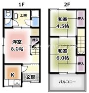 上神田1丁目テラスハウスの間取り画像