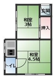 第一松明荘の間取り画像