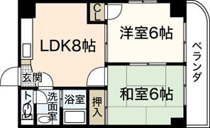 第55東白島ビルの間取り画像
