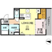 プレミア尾長西 B棟の間取り画像